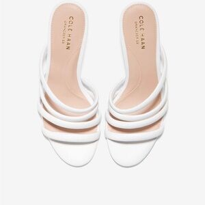 Cole Haan Adella Sandal white leather NWT